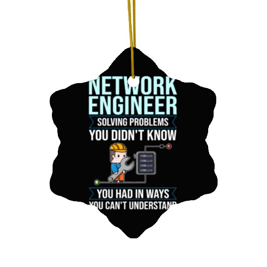 Network Engineer Director Computer Engineering Ceramic Ornaments