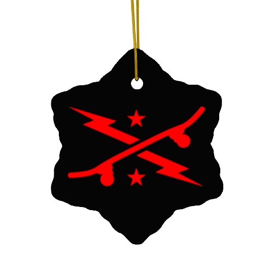 Lightning Skateboard Ceramic Ornaments