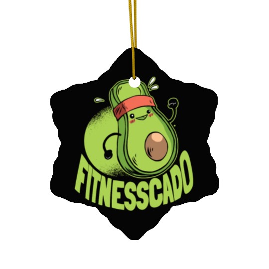 Fitness Gym Workout Ceramic Ornaments