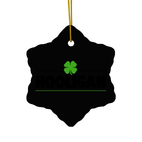 Hooligan Fun Ireland St. Patrick's Day Ceramic Ornaments