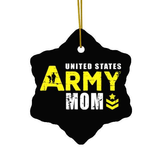 Us Army Ladies, Us Army Mom Ceramic Ornaments