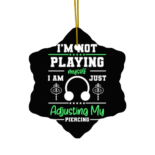 Profession Work Tattoo Ceramic Ornaments