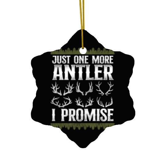 Buck Deer Hunting Hunter Vintage Ceramic Ornaments