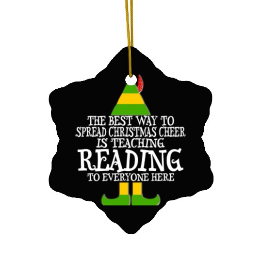 Spread Christmas Cheer Teaching Reading Teacher El Ceramic Ornaments