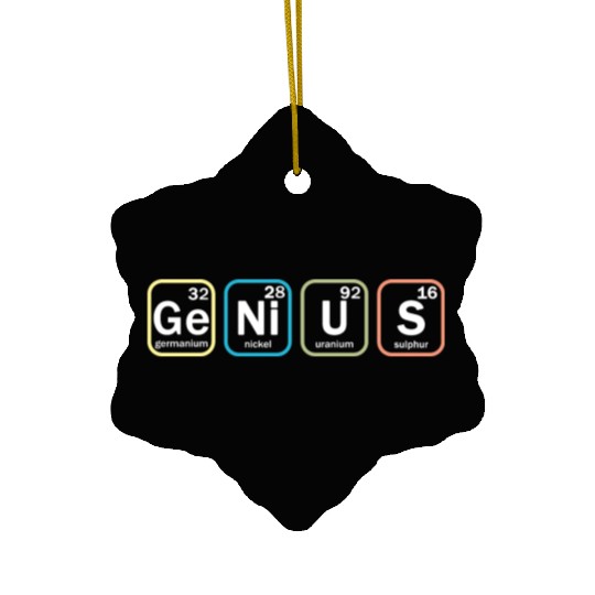 Funny Science Periodic Table Chemistry Teacher Ceramic Ornaments