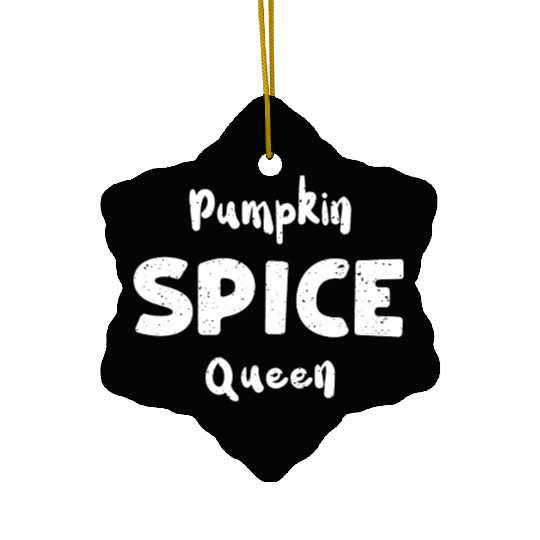 Pumpkin Spice Queen - Pumpkin Ceramic Ornaments