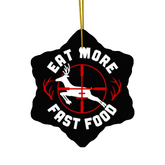 Buck Deer Hunting Hunter Vintage Ceramic Ornaments