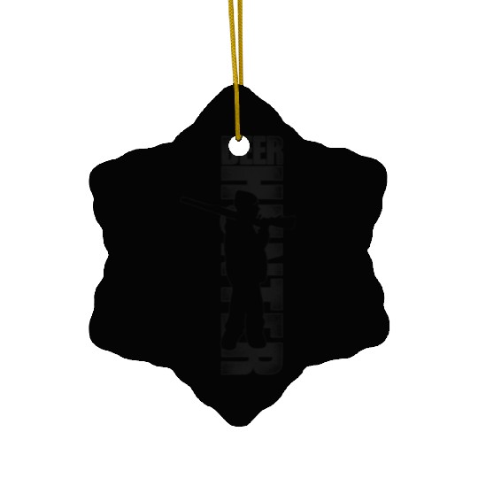 Buck Deer Hunting Hunter Vintage Ceramic Ornaments