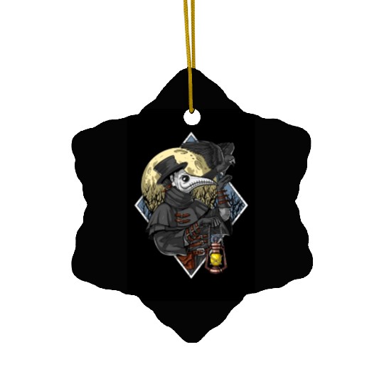 Plague Doctor Ceramic Ornaments