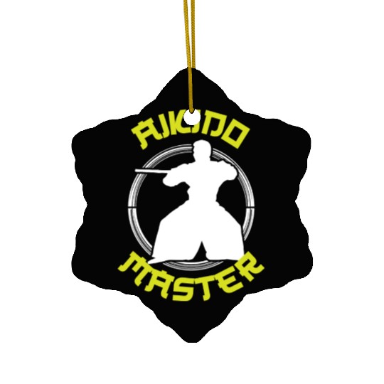 Aikido Master Martial Arts Training Fighter Lover Ceramic Ornaments