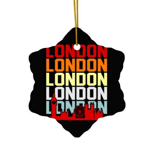 London Funny Gift Idea Ceramic Ornaments