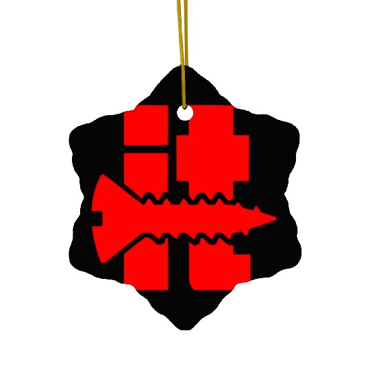 Screw IT ©WhiteTigerLLC.Com LIKE US ON FACEBOOK Ceramic Ornaments