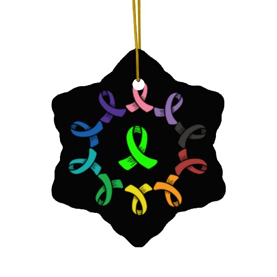 Gastroparesis Awareness Support Squad Cancer Ceramic Ornaments