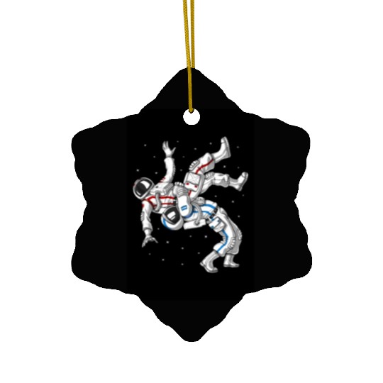 Jiu-Jitsu Astronauts Ceramic Ornaments