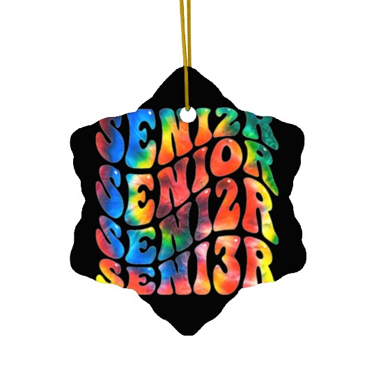 Senior Graduation Back To School Class of 2023 Ceramic Ornaments