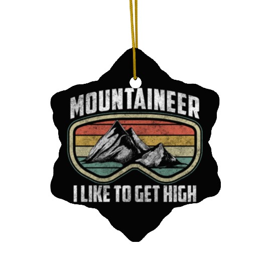 Mountains The Alps Mountaineering Hobby Ceramic Ornaments