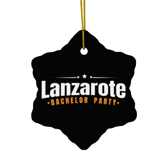 Bachelor Party Ceramic Ornaments Lanzarote Pre Wedding