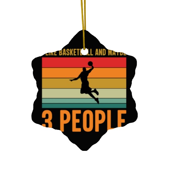 Basketball Gift Ceramic Ornaments