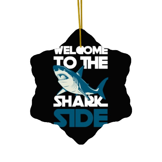 Great White Shark Shark Fin Sailing Tiger Shark Ceramic Ornaments