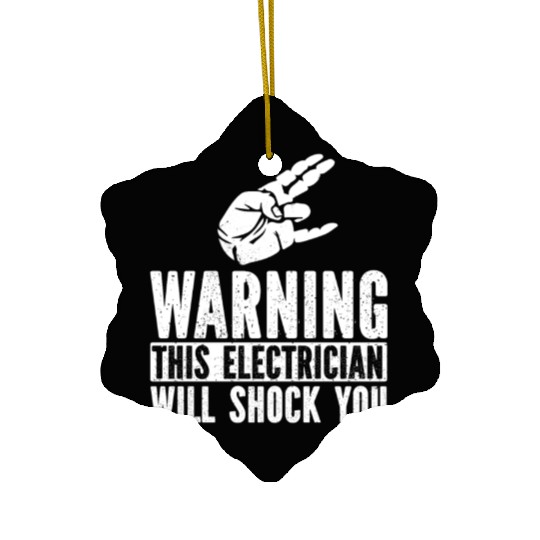 Electrician Electrical Engineer Lineman Ceramic Ornaments