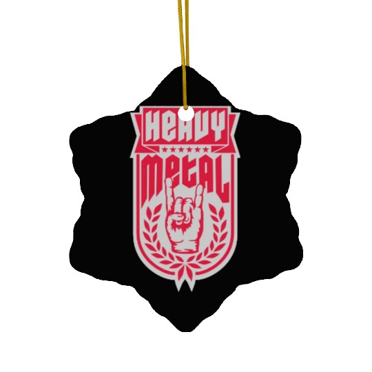 Laurel wreath heavy metal Ceramic Ornaments