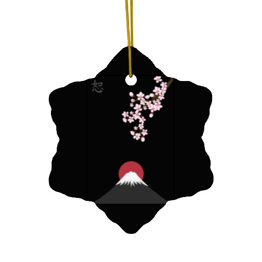Japanese Mount Fuji Ceramic Ornaments Premium