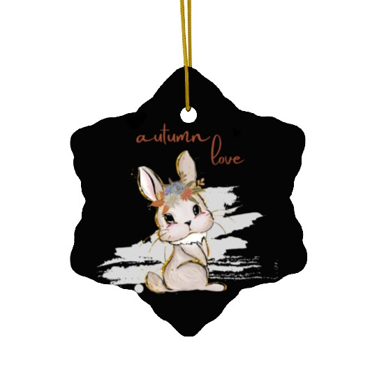 Leaf Autumn Tree Orange Fall Leaves Season Ceramic Ornaments