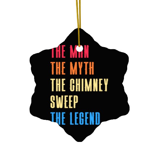 Profession Fireplace Chimney Sweep Ceramic Ornaments