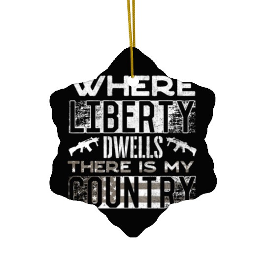 US Patriotic Quotes, Patriot, Patriots Ceramic Ornaments