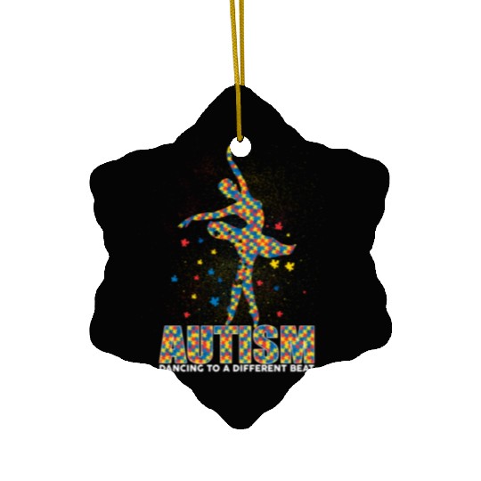 Autism Ballet Dancing To A Different Beat Women Ceramic Ornaments