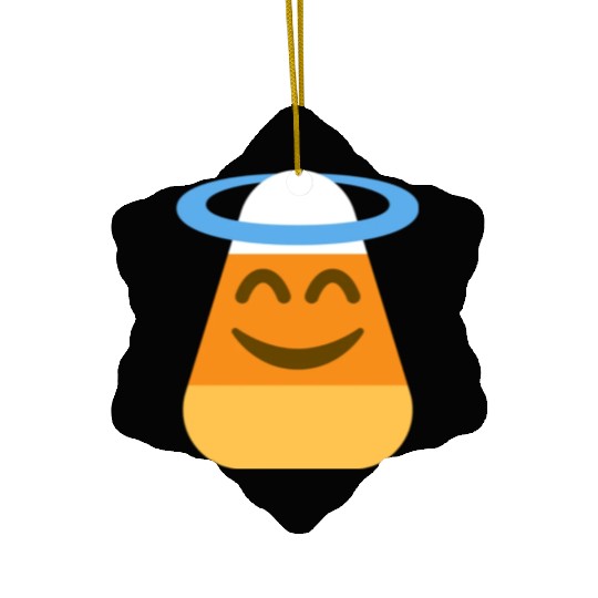 Angel Candy Corn Halloween Costume Ceramic Ornaments