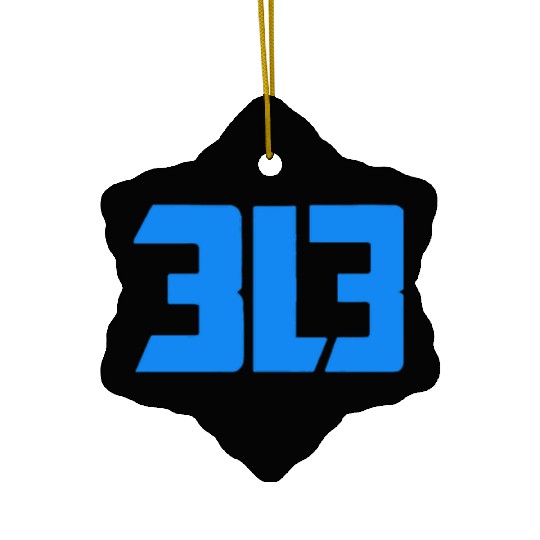 detroit lions 313 Ceramic Ornaments