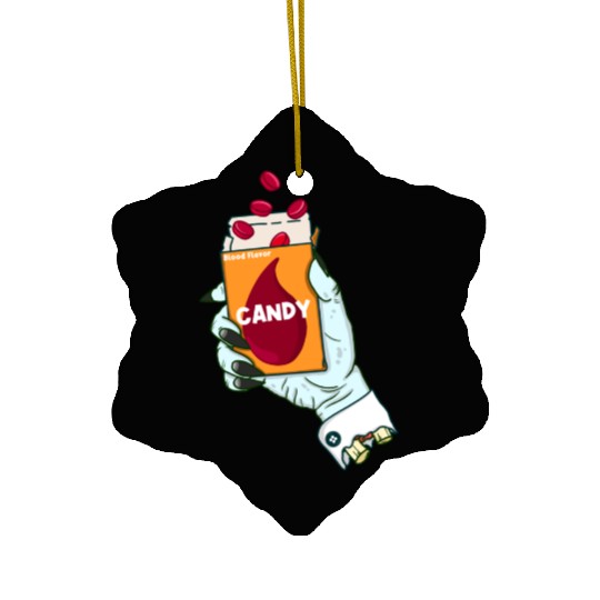 Vampire Candy Ceramic Ornaments