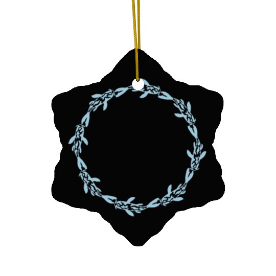 swimming koi fish nishikigoi Ceramic Ornaments