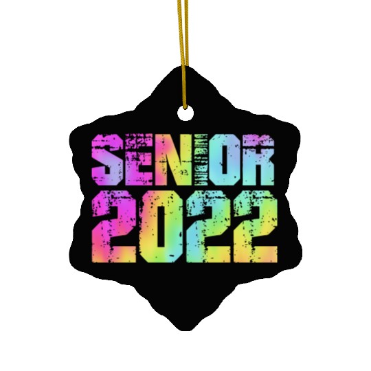 Graduation Class High School Senior 2022 Ceramic Ornaments