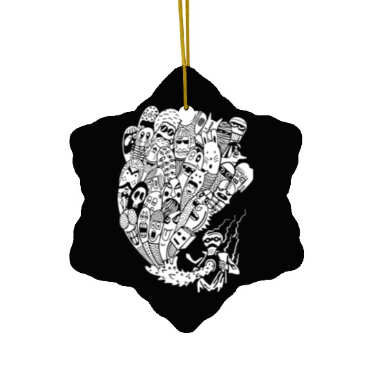 Just Beat the Devil Out of It Ceramic Ornaments