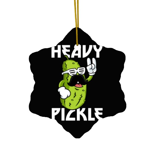 Heavy Pickle Metal Fan Metalhead Ceramic Ornaments