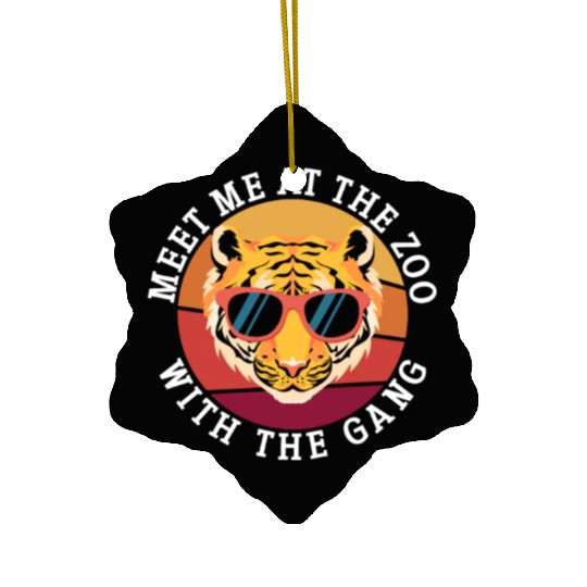 Zookeeper Animal Care Zookeeping Wildlife Nature Ceramic Ornaments