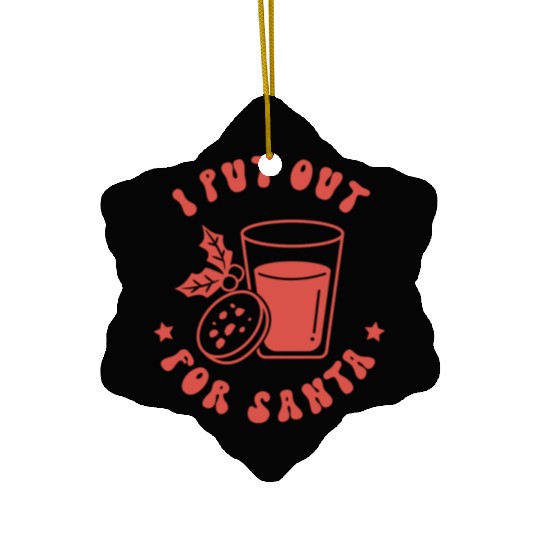 I put out for Santa Ceramic Ornaments