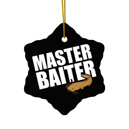 Master Baiter - Wels Catfish Hunter Ceramic Ornaments