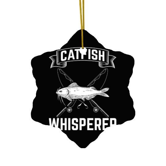 Catfish Whisperer - Wels Catfish Hunter Ceramic Ornaments