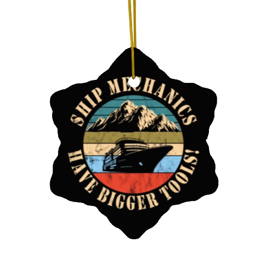 Ship Mechanic Ceramic Ornaments