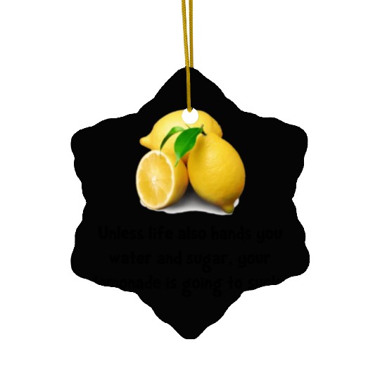 Lemonade Suck Ceramic Ornaments