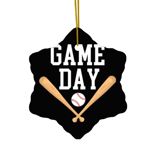 Game Day Baseball Baseball Life, Softball Ceramic Ornaments