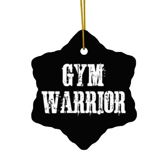 Gym Warrior Ceramic Ornaments