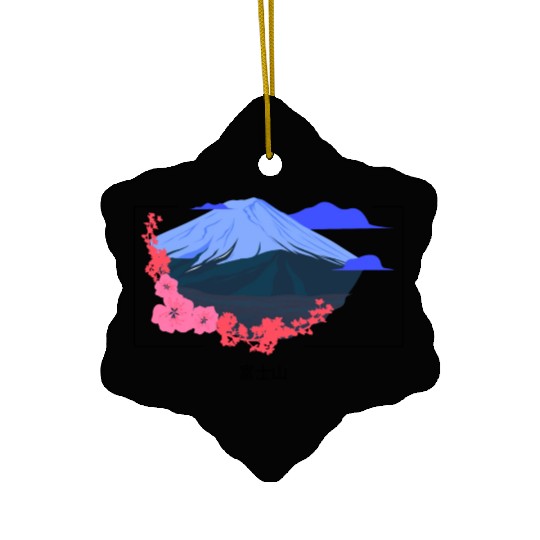 Mount Fuji Ceramic Ornaments