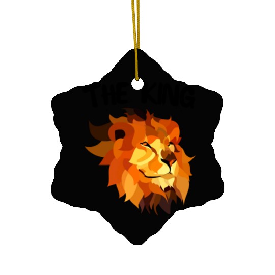 The King Lion Ceramic Ornaments