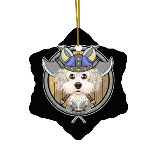 Bichon Frise I Valhalla I Viking Ceramic Ornaments