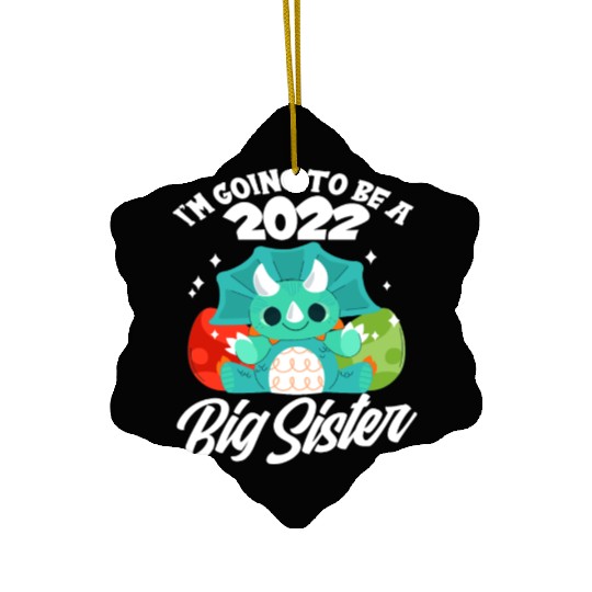 Dinosaur Pregnant Sister Offspring 2022 Ceramic Ornaments