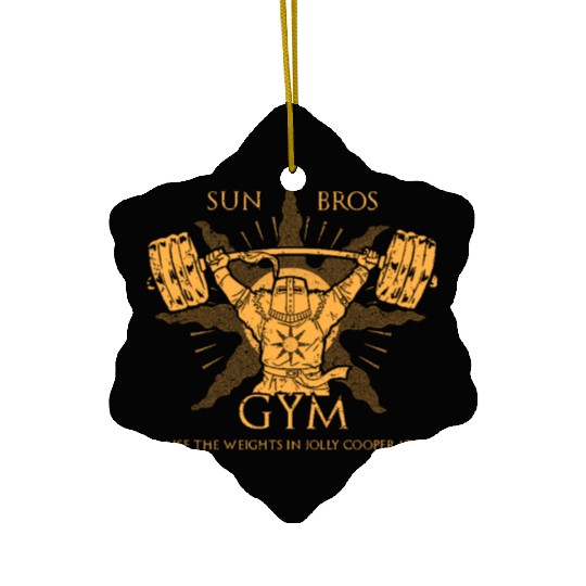 Graphic pen Sun Bros Gym Ceramic Ornaments